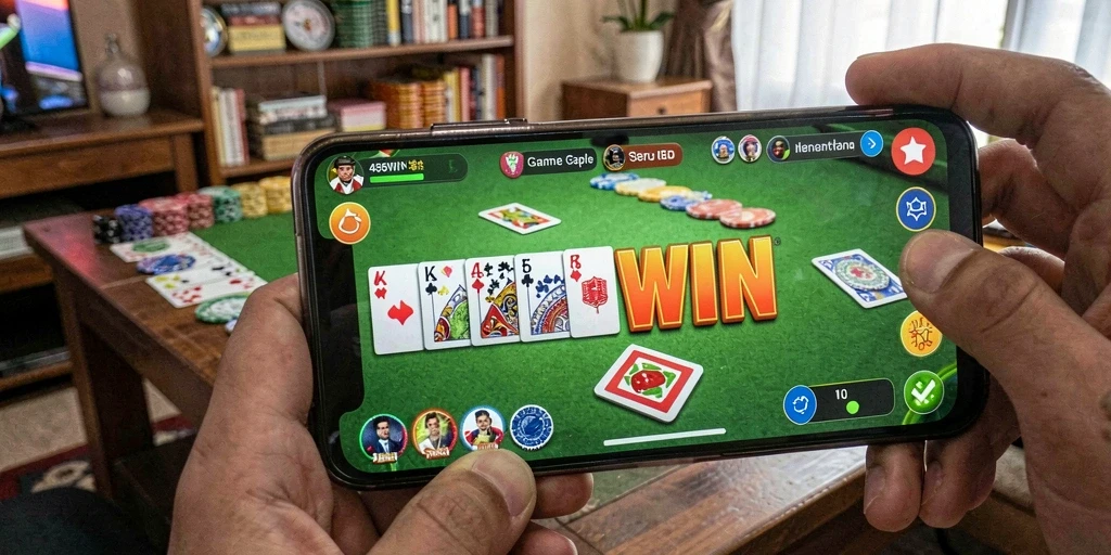 Tampilan aksi seru dari permainan Gaple di 456WIN.