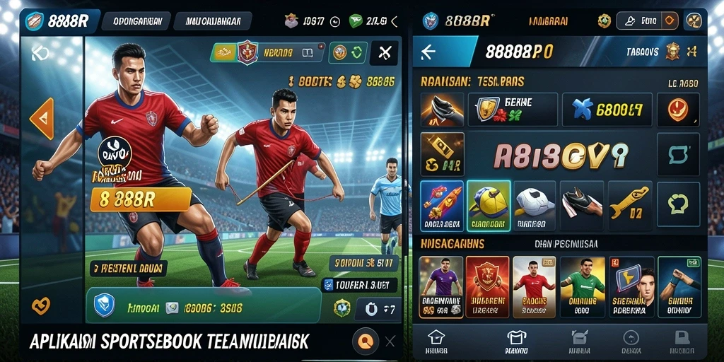 Tampilan permainan yang menarik dan interaktif di 888R.