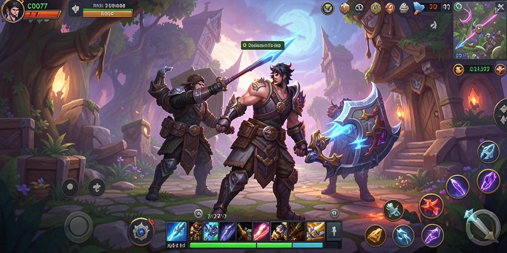 Tampilan menarik dari gameplay ARPG COO77 yang mendebarkan.