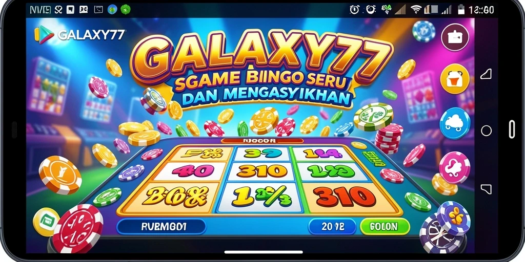 Tampilan gameplay seru Bingo di GALAXY77.