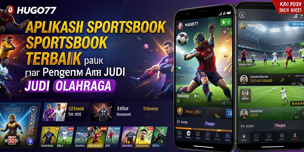 Tampilan utama HUGO77 dengan opsi taruhan olahraga yang menarik.