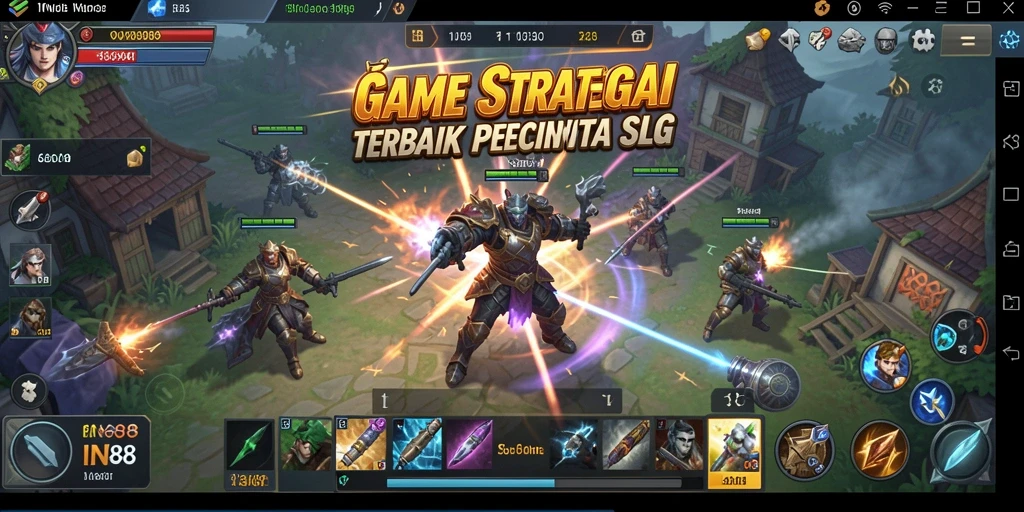 Tampilan gameplay menakjubkan dari IN88 yang menegangkan.
