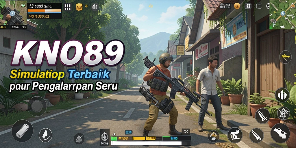 Screenshot KNO89 menunjukkan gameplay seru dalam dunia simulasi.