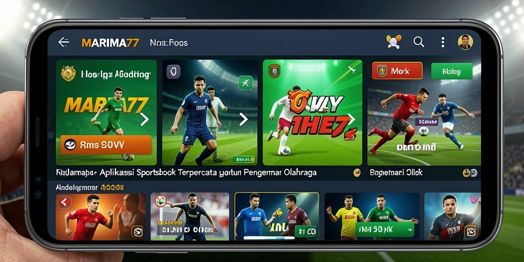 Tampilan gameplay MARIMA77 yang menarik dan interaktif dalam sportsbook.