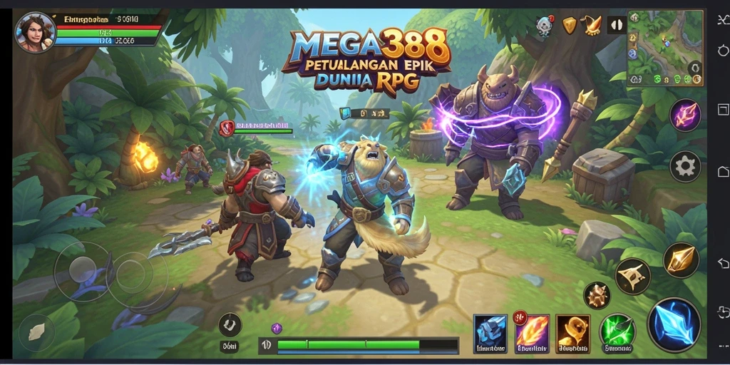 Tampilan gameplay MEGA388 yang mendebarkan dan imersif.