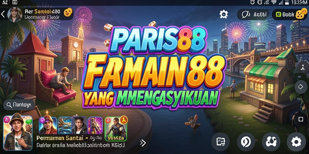 Tampilan gameplay seru di PARIS88 dengan grafis yang menarik.