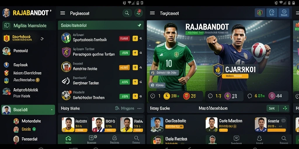 Tampilan seru dari gameplay RAJABANDOT yang menampilkan taruhan langsung.