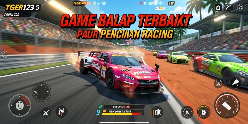 Gameplay balap yang seru dalam TGER123 menunjukkan kecepatan dan keterampilan pengguna.