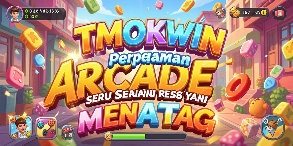 Screenshot TMOKWIN menampilkan gameplay menarik di level yang penuh warna.