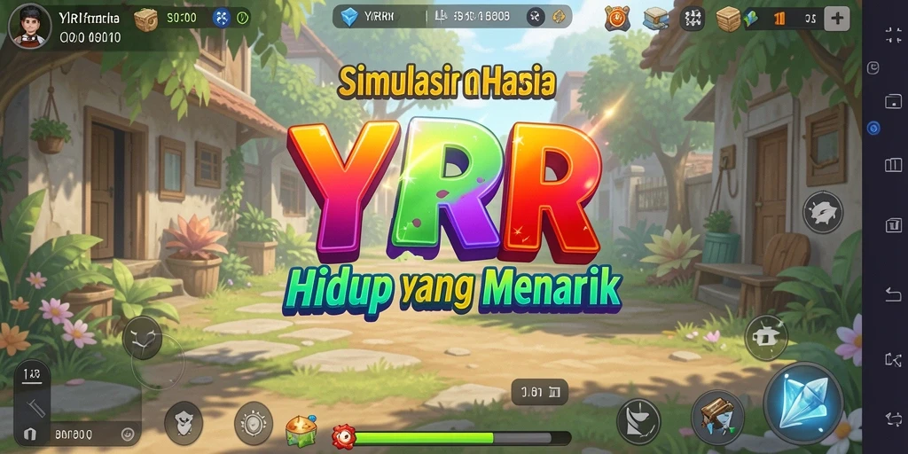 Tampilan gameplay YYRR dengan berbagai aktivitas menarik.